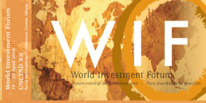World Investment Forum 2008 Programme