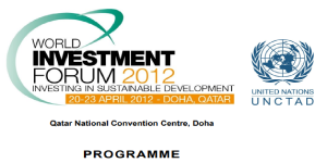 World Investment Forum 2012 Programme