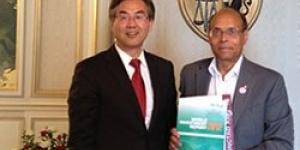 James Zhan,UNCTAD with H.E. Dr. Moncef Marzouki,Tunisian President 