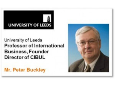 Prof. Peter Buckley